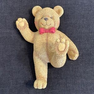 Home interiors bear towel holder